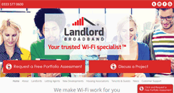 Desktop Screenshot of landlordbroadband.com